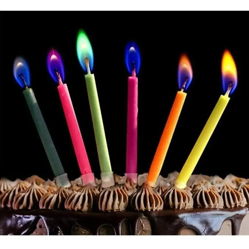 Colorflame Multicolor Celebration Candles & Holders Bundle Of 3 Boxes (36) NIB